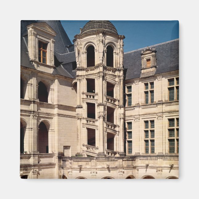 Aimant Vue de l'escalier principal, 1519-46 (Devant)