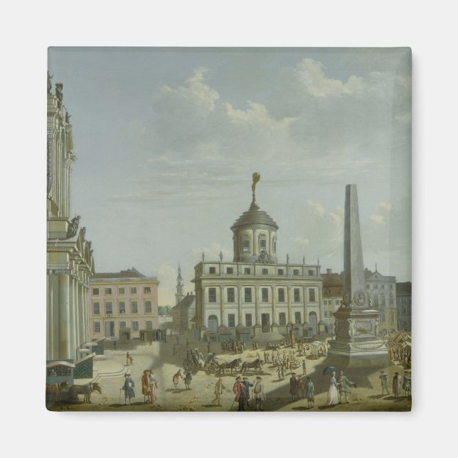Aimant Vue de l'Hôtel de Ville, 1772 (Devant)
