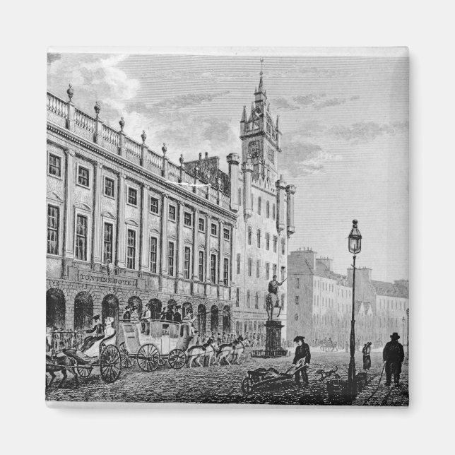 Aimant Vue de l'Hôtel de Ville, Échange, Glasgow (Devant)
