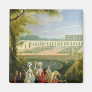 Aimant Vue de l'Orangerie à Versailles, après 1697