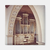 Vue de l'orgue dans l'église de Rotha