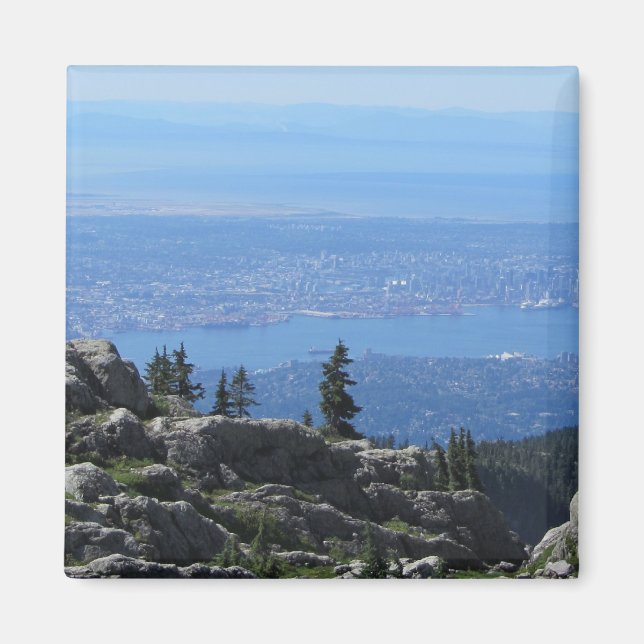 Aimant Vue de Mountain View (Devant)