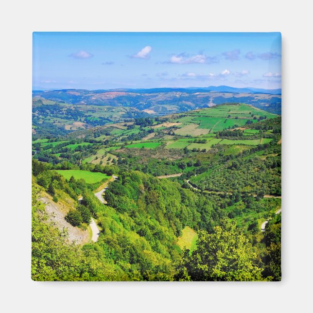 Aimant Vue de Pedrafita do Cebreiro (Devant)