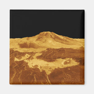 Aimant vue de perspective 3D de Maat Mons sur Vénus