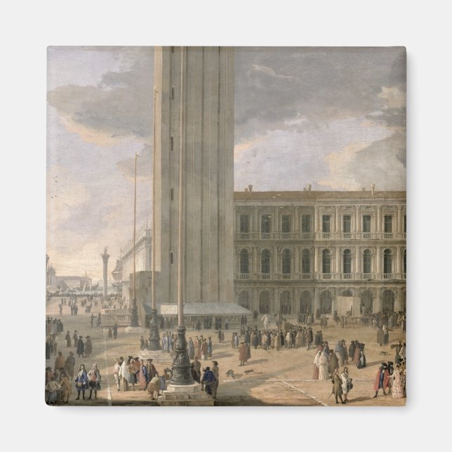 Aimant Vue de Piazza San Marco, Venise, c.1726 (Devant)