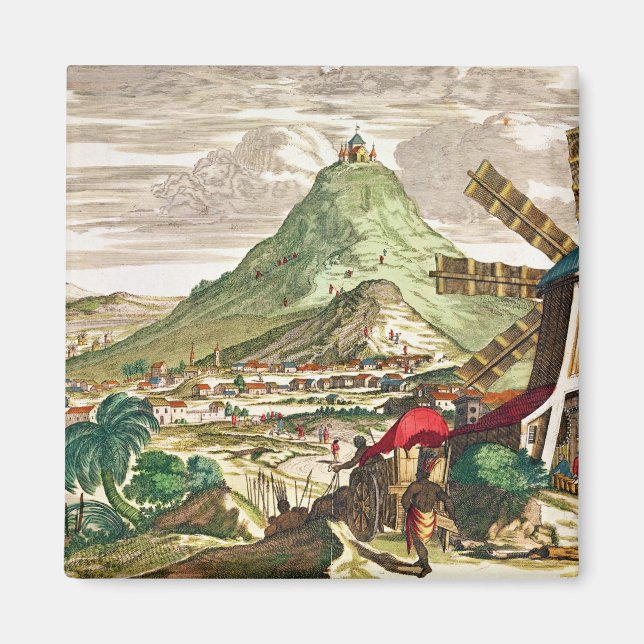 Aimant Vue de Potosi en Bolivie (Devant)