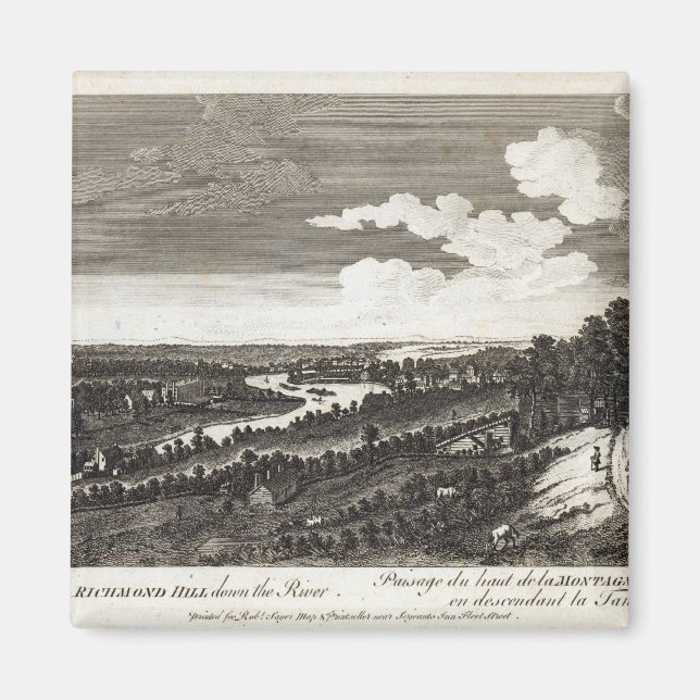 Aimant Vue de Richmond Hill sur la rivière (Devant)