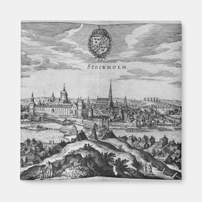 Aimant Vue de Stockholm (Devant)