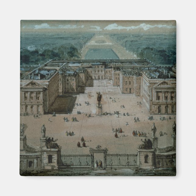 Aimant Vue de Versailles (Devant)