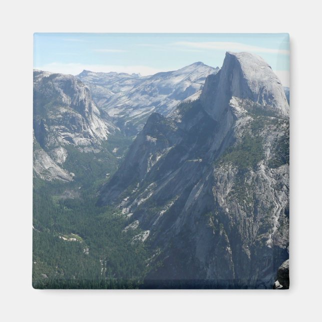 Aimant Vue depuis Glacier Point dans le parc national de  (Devant)