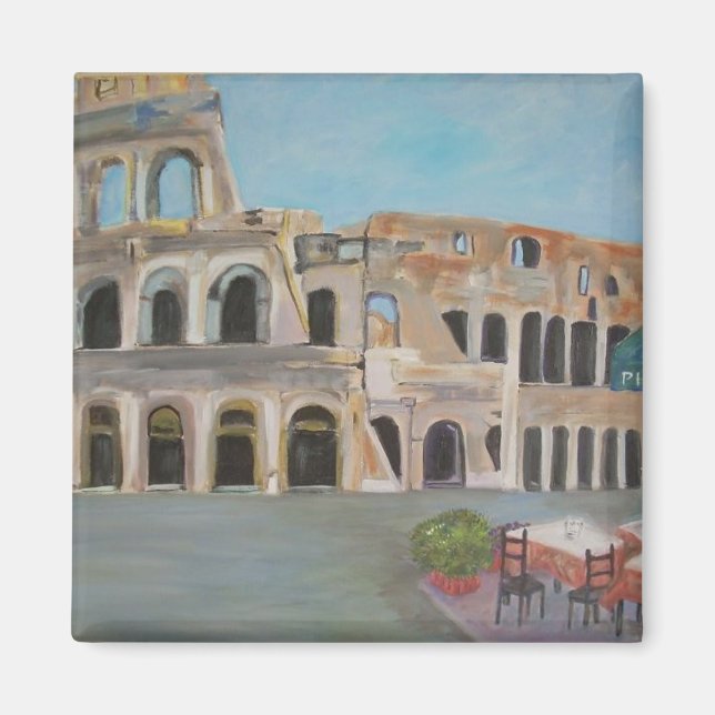 Aimant Vue du Colisée à Rome (Devant)