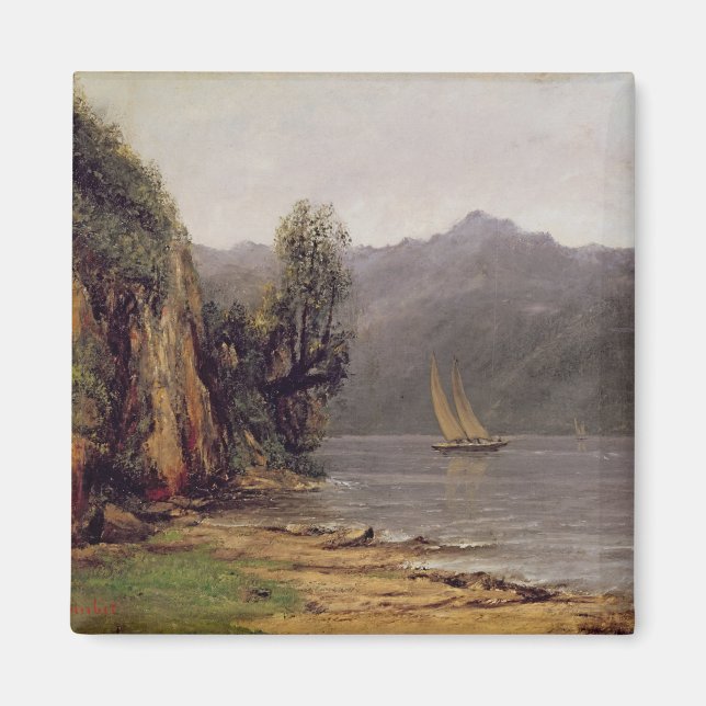 Aimant Vue du Lac Leman, c.1873-77 (Devant)