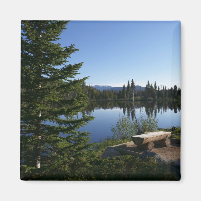 Aimant Vue du lac Sprague (Devant)