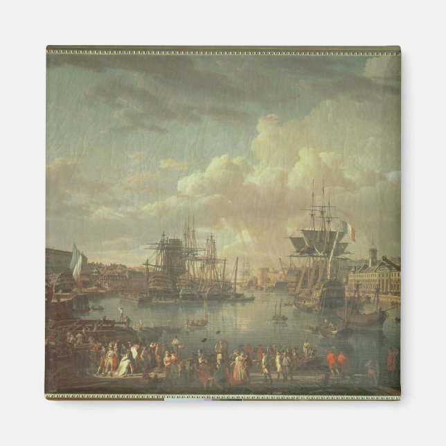 Aimant Vue du port de Brest (Devant)