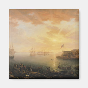 Aimant Vue du port de Brest, 1796