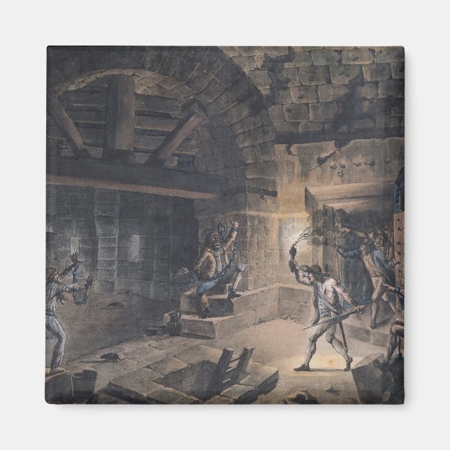 Aimant Vue d'une cellule de la Bastille (Devant)