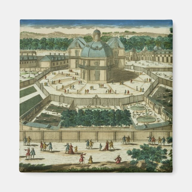 Aimant Vue et perspective du Salon de la Menagerie (Devant)