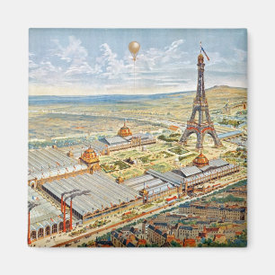 Aimant Vue générale de l'exposition universelle