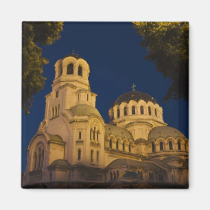 Aimant Vue nocturne de la cathédrale Alexandre-Nevski