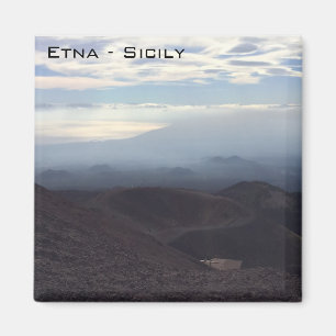 Aimant Vue panoramique de l'Etna