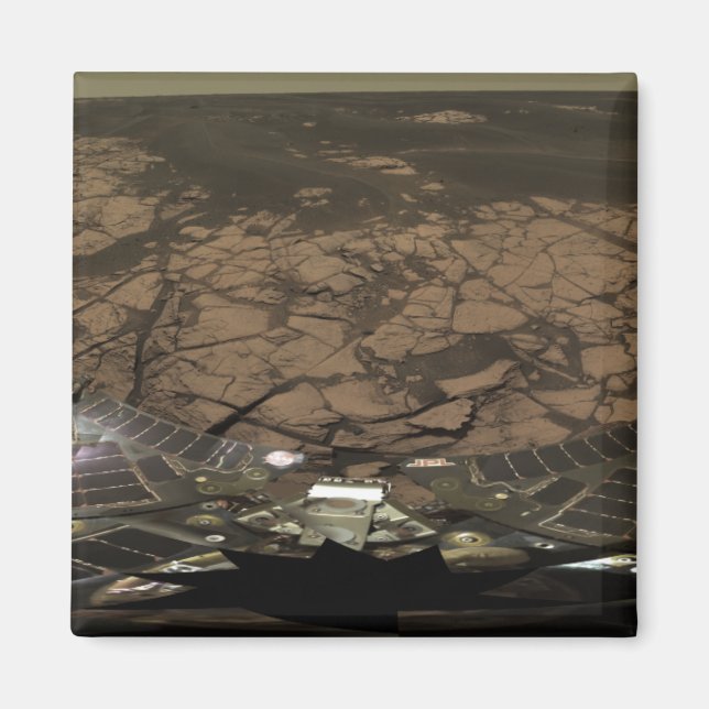 Aimant Vue panoramique sur Mars 3 (Devant)