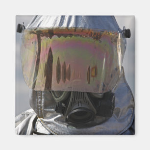 Aimant Vue rapprochée d'un pompier