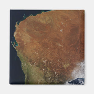 Aimant Vue satellite d'Australie occidentale