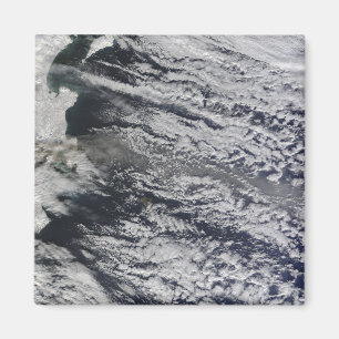 Aimant Vue satellite d'une plume 3 de cendre