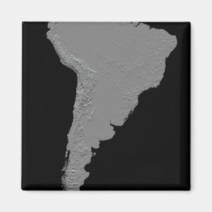 Aimant Vue stéréoscopique de l'Amérique du Sud