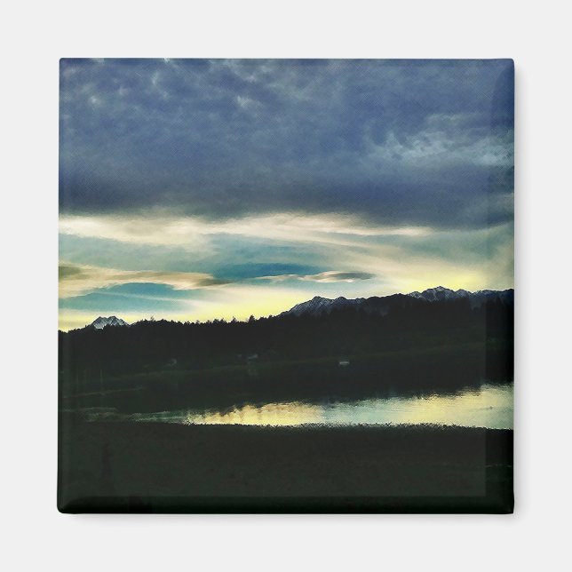 Aimant vue sur Cascades (Devant)