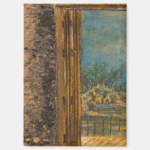 Aimant - Vue sur la mer Peinture acrylique sur boi