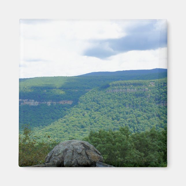 Aimant Vue sur la montagne (Devant)