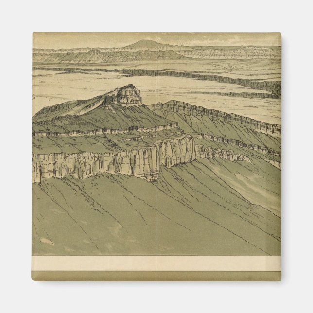 Aimant Vue sur la Plate-forme de Marble Canyon (Devant)