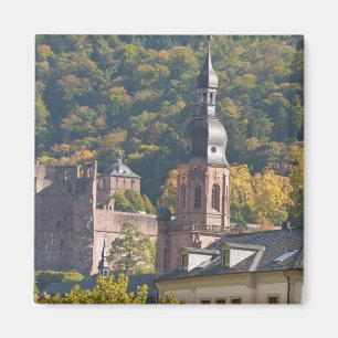 Aimant Vue sur la vieille ville d'Heidelberg