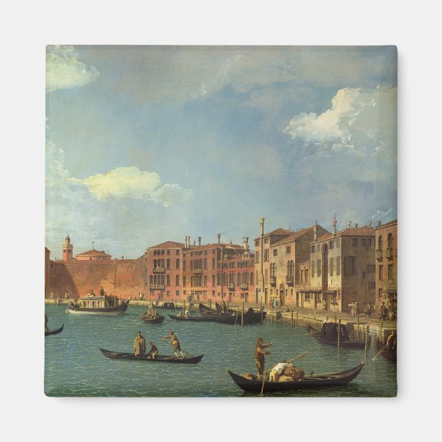 Aimant Vue sur le canal de Père Noël Chiara, Venise (Devant)