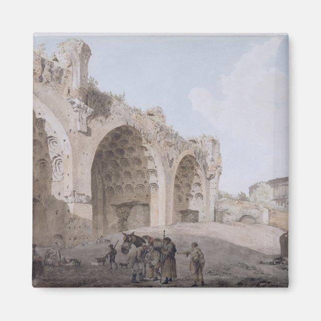 Aimant Vue sur le Forum romain (Le Temple de la Paix) 177 (Devant)