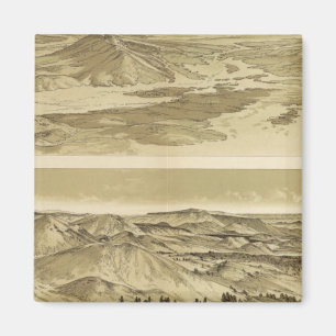 Aimant Vue sur le mont Trumbull et le mont Emma