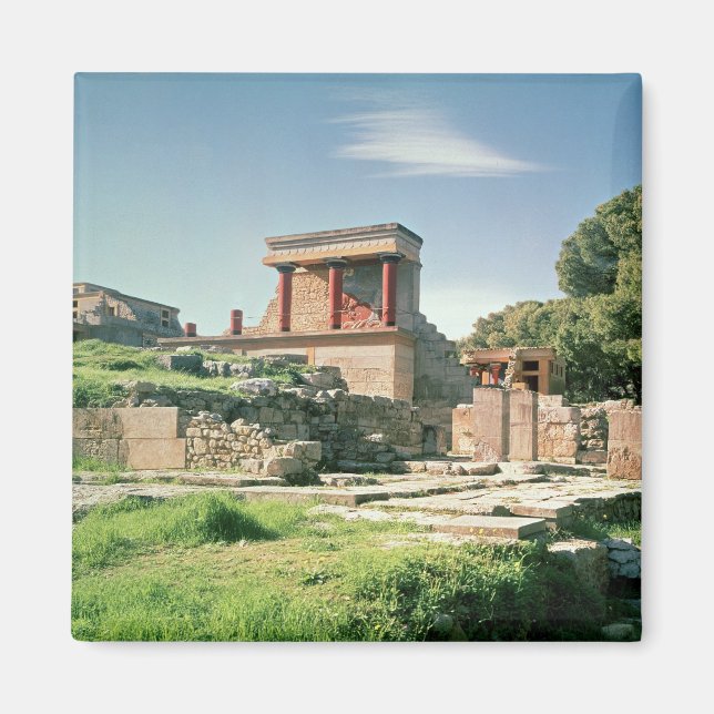 Aimant Vue sur le Palais de Knossos (Devant)