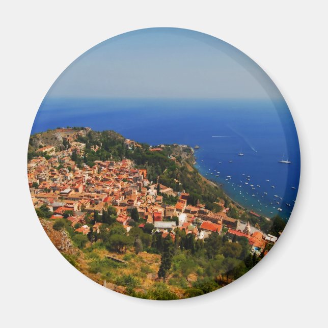 Aimant Vue Taormina 2 (Devant)