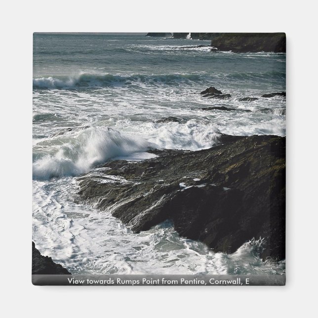 Aimant Vue vers Rumps Point de Phole, Cornwall, E (Devant)