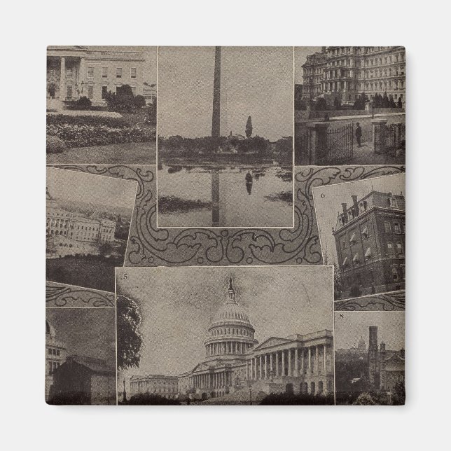 Aimant Vues Washington, DC (Devant)