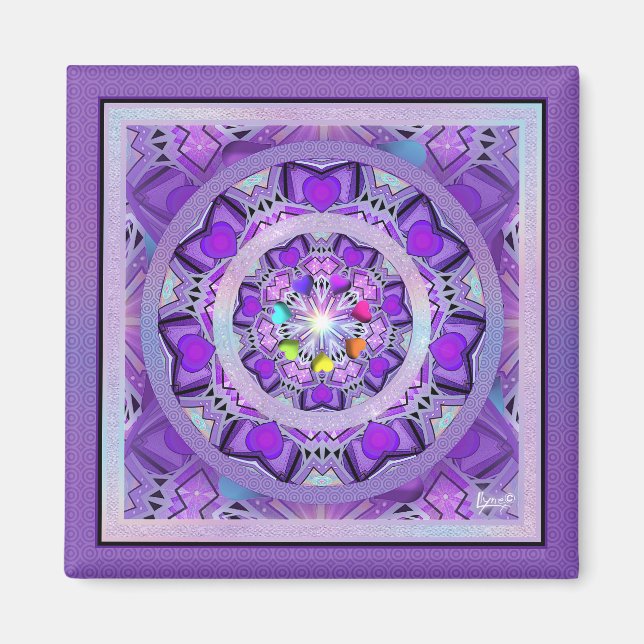 Aimant W2 pourpre (Devant)