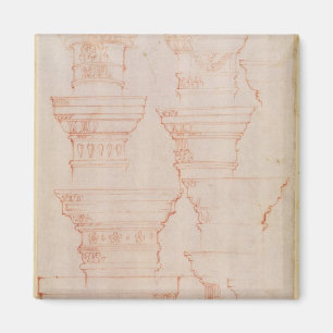 Aimant W.18v Étude des capitales de colonne