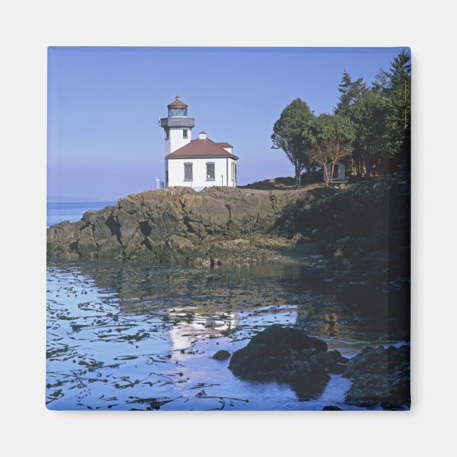 Aimant WA, île San Juan, phare de Lime Kiln (Devant)