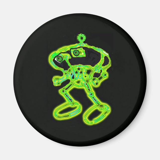 Aimant Wacky Smacky ! Robot MagNEAT-O ! (Devant)