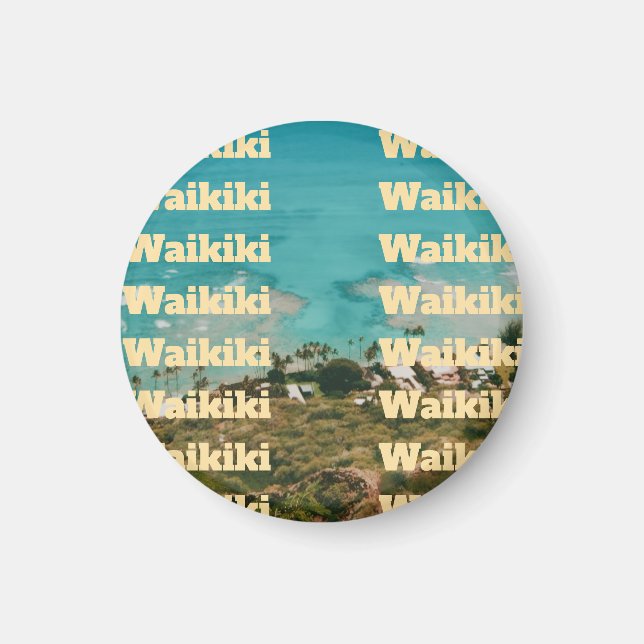 Aimant Waikiki, Honolulu, Oahu, Hawaï (Devant)