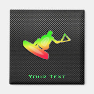 Aimant Wakeboarder lisse