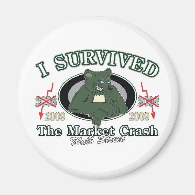 Aimant Wall Street/I Survived the Market Crash (Devant)