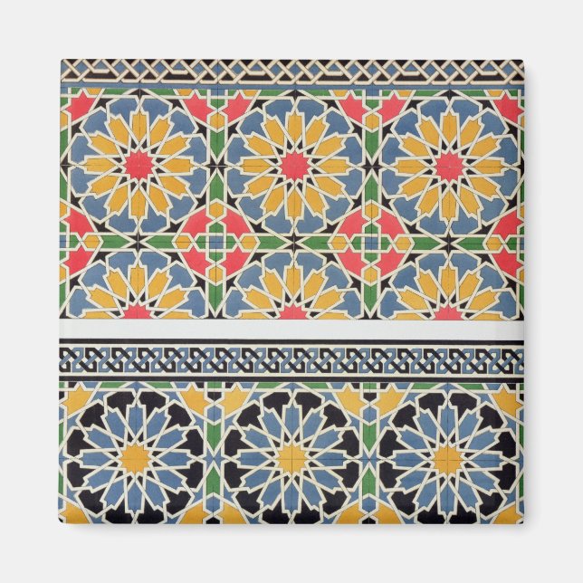 Aimant Wall tiles from the mihrab of the Mosque of Cheykh (Devant)