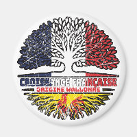 Wallonie Wallonie Français France Arbre Drapeau